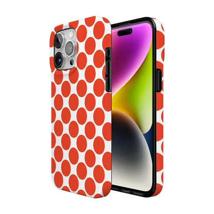 Red Dots | High Contrast Design Case Phone Case Casetry