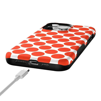 Red Dots | High Contrast Design Case Phone Case Casetry
