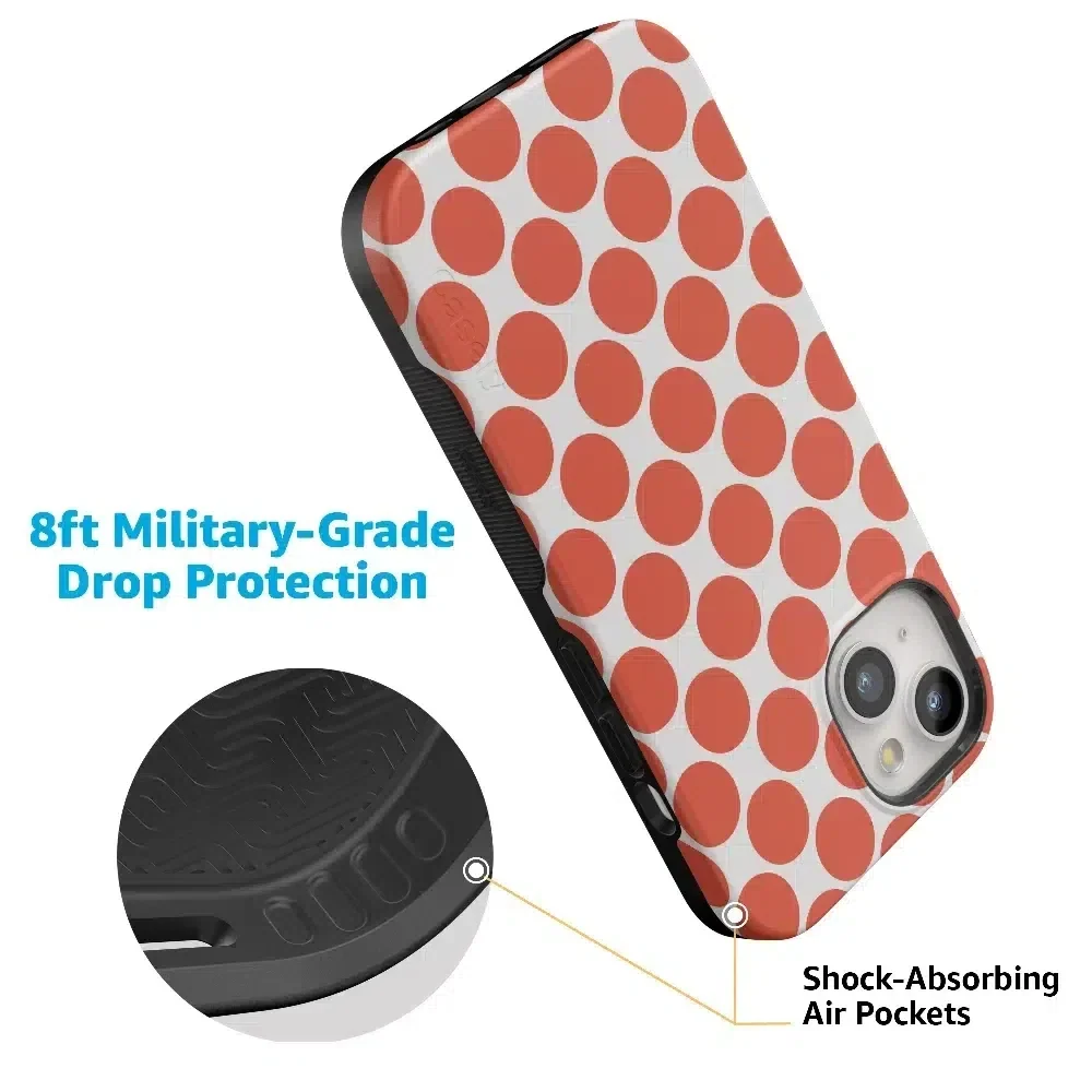 Red Dots | High Contrast Design Case Phone Case Casetry