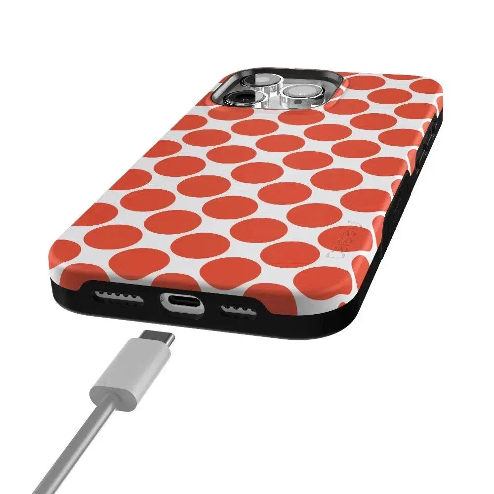 Red Dots | High Contrast Design Case Phone Case Casetry