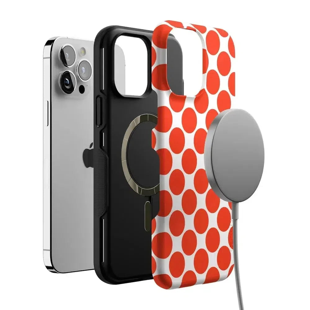 Red Dots | High Contrast Design Case Phone Case Casetry