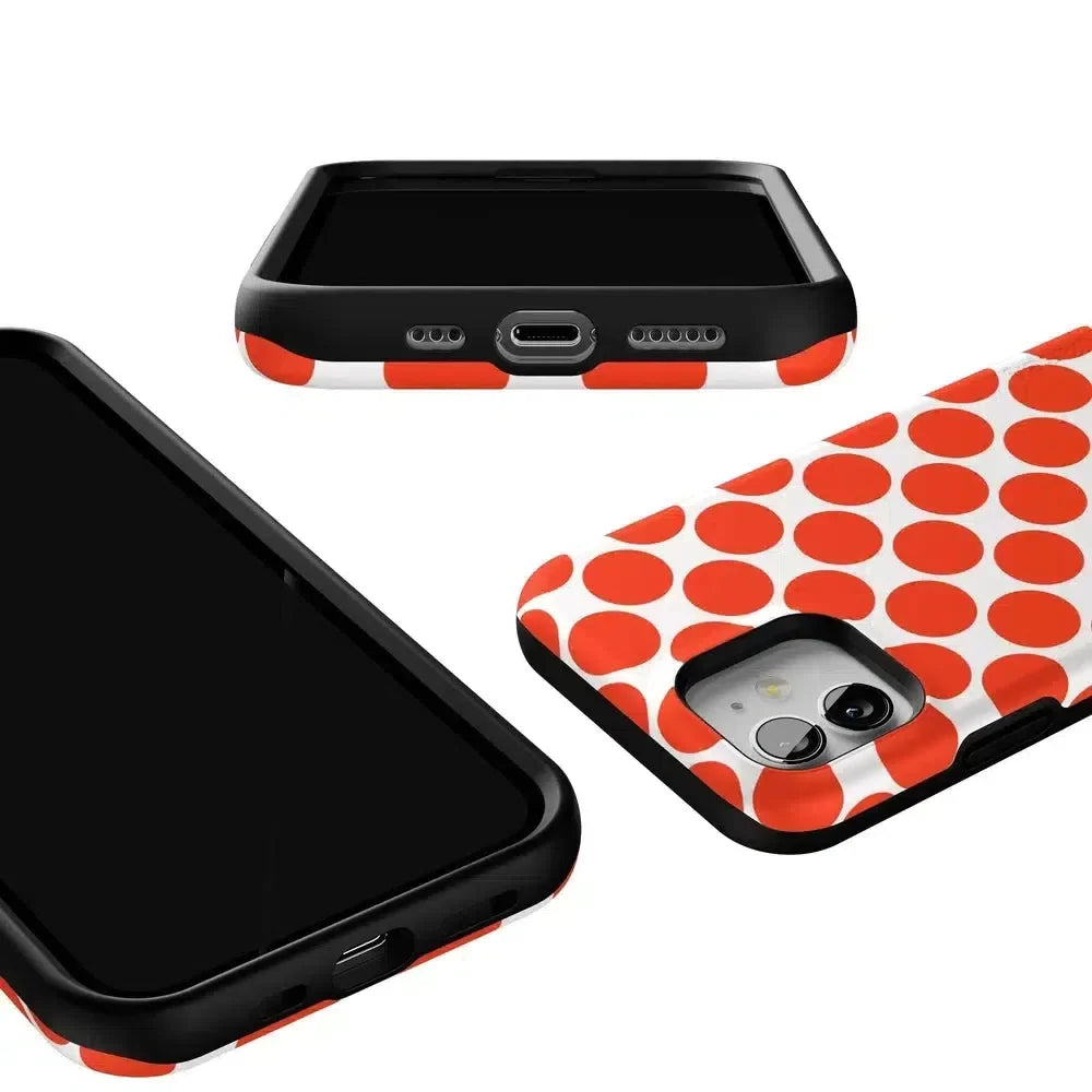 Red Dots | High Contrast Design Case Phone Case Casetry