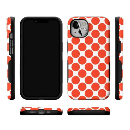 Red Dots | High Contrast Design Case Phone Case Casetry