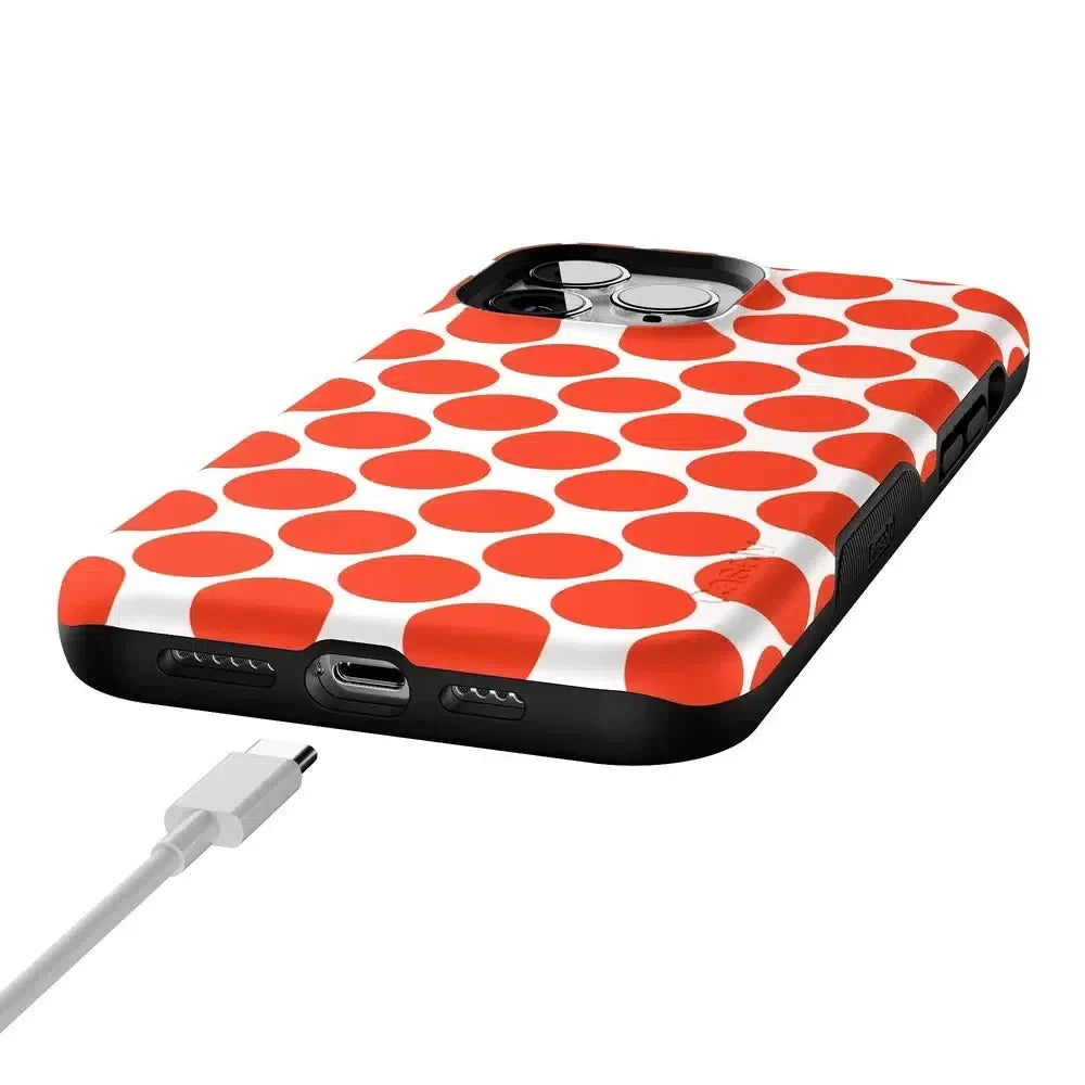 Red Dots | High Contrast Design Case Phone Case Casetry