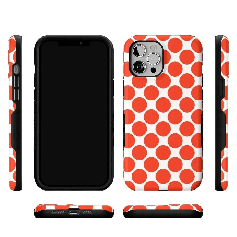 Red Dots | High Contrast Design Case Phone Case Casetry