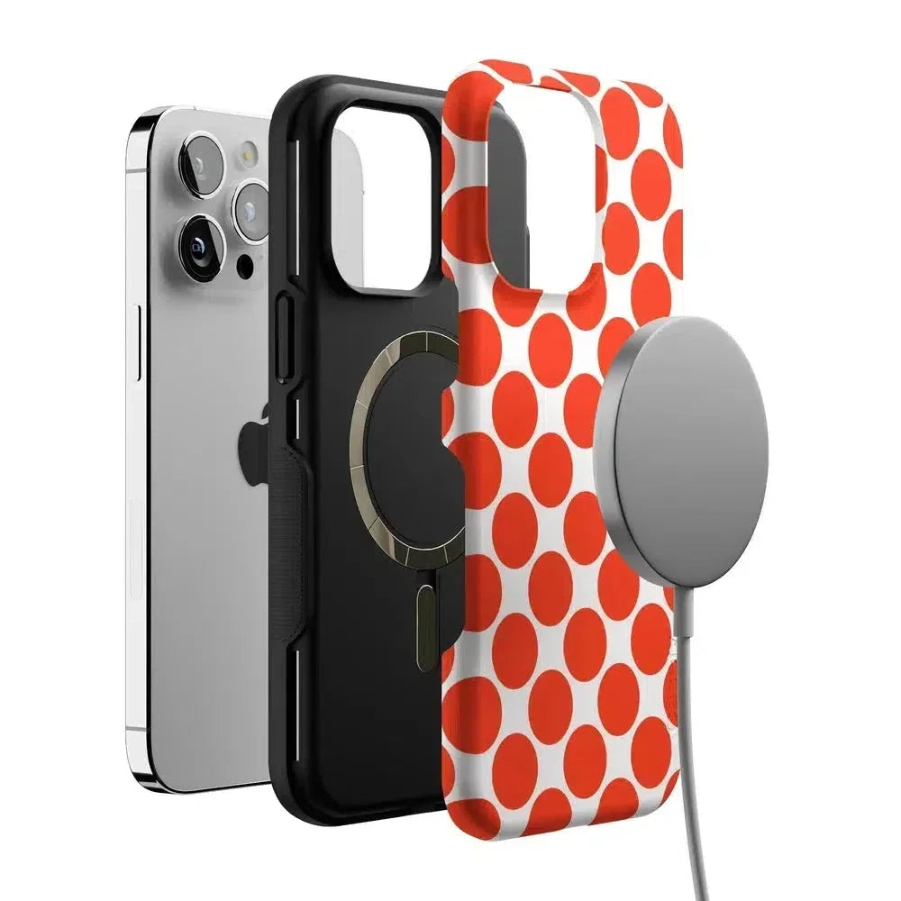 Red Dots | High Contrast Design Case Phone Case Casetry