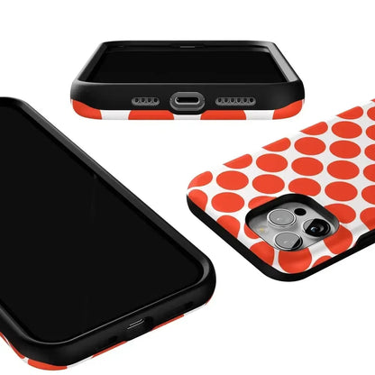 Red Dots | High Contrast Design Case Phone Case Casetry