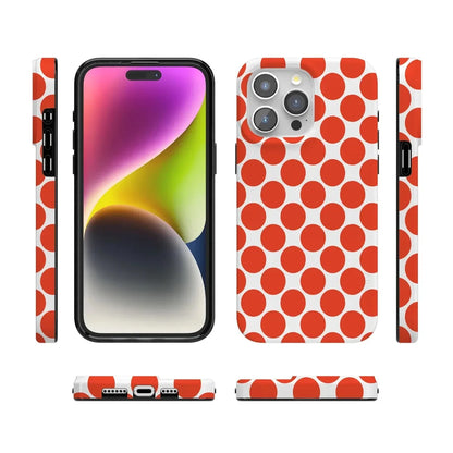 Red Dots | High Contrast Design Case Phone Case Casetry