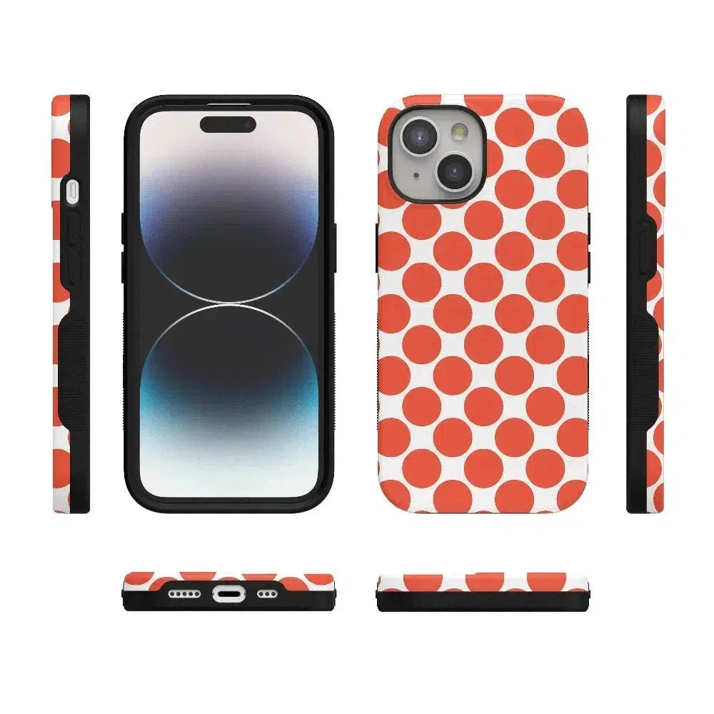 Red Dots | High Contrast Design Case Phone Case Casetry