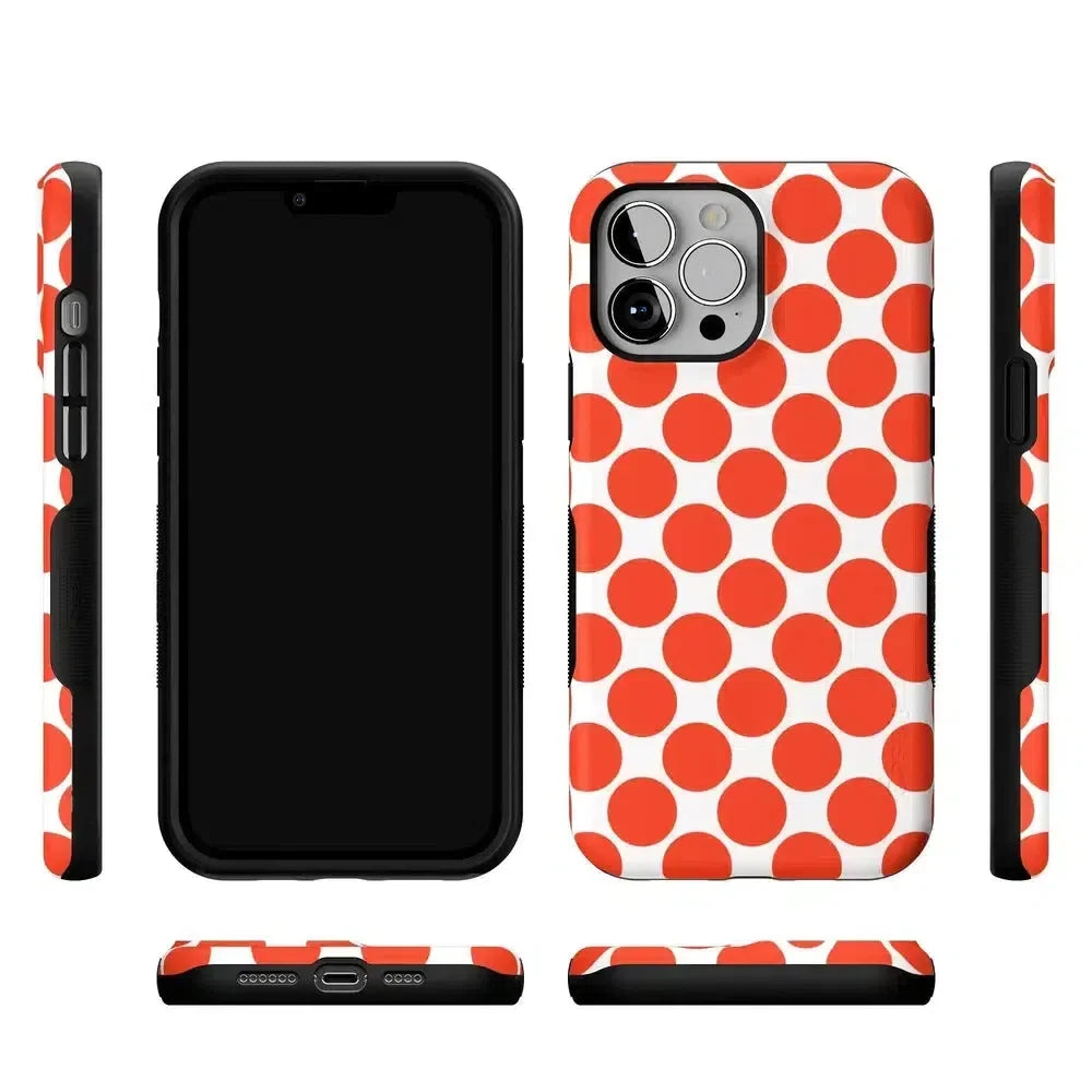 Red Dots | High Contrast Design Case Phone Case Casetry