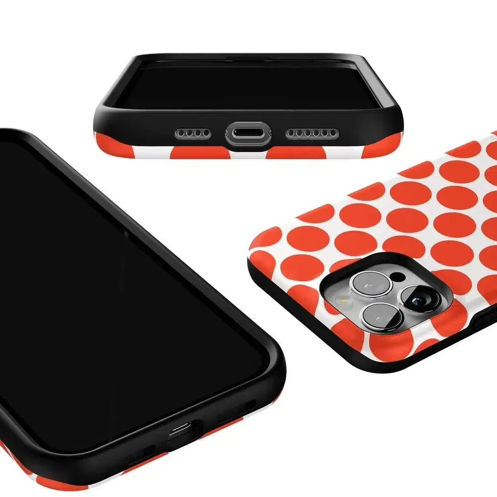 Red Dots | High Contrast Design Case Phone Case Casetry