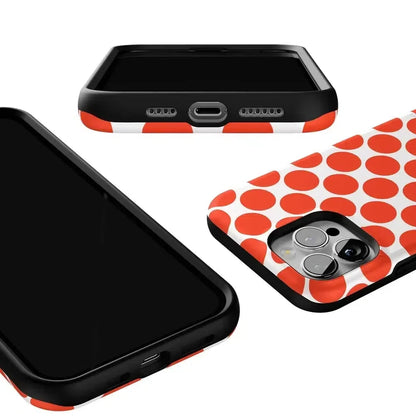 Red Dots | High Contrast Design Case Phone Case Casetry