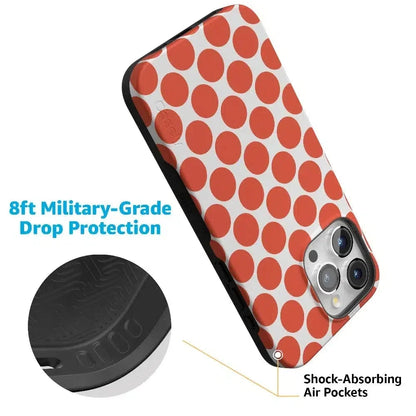 Red Dots | High Contrast Design Case Phone Case Casetry