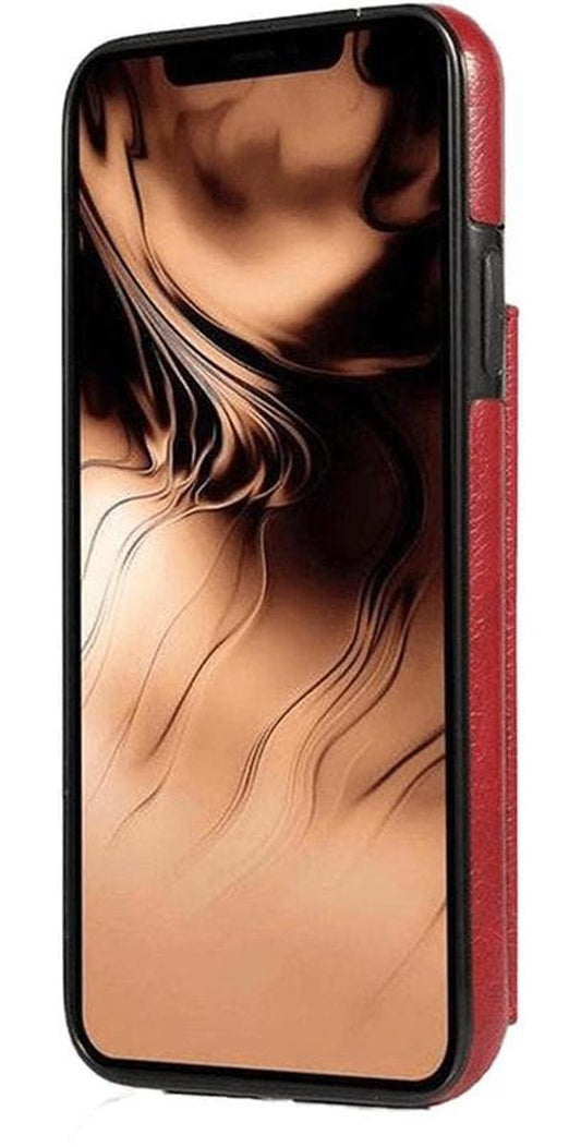 Red Vegan Leather | Wallet Case iPhone Case get.casely