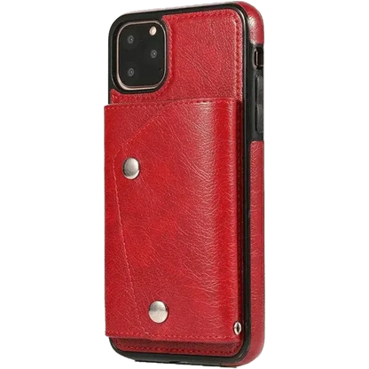 Red Vegan Leather | Wallet Case iPhone Case get.casely Wallet iPhone 11