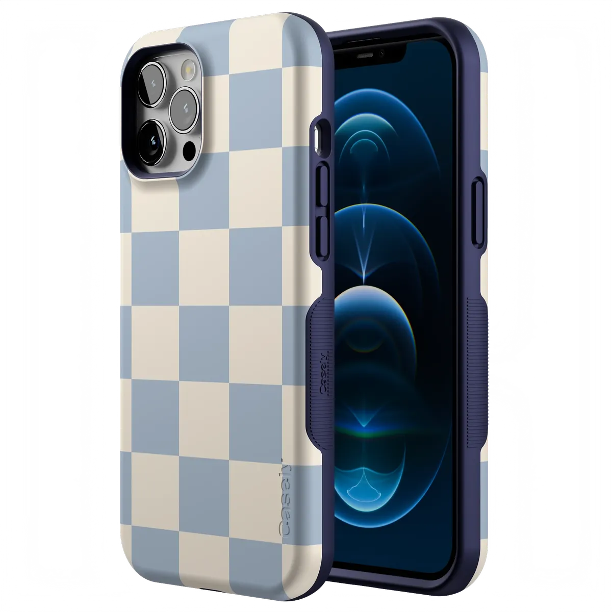 Fit Check | Light Blue Checkerboard Case