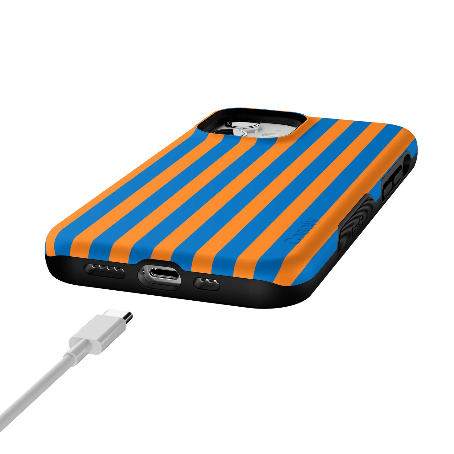 Go New York | Blue & Orange Stripes Case