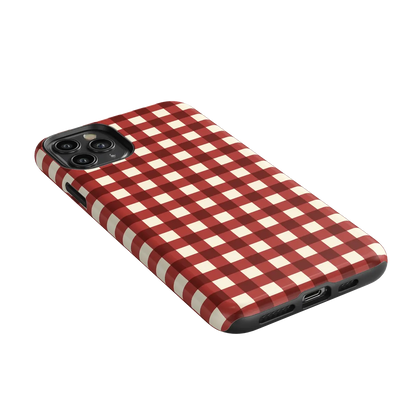 Checked Twice | Red Plaid Case