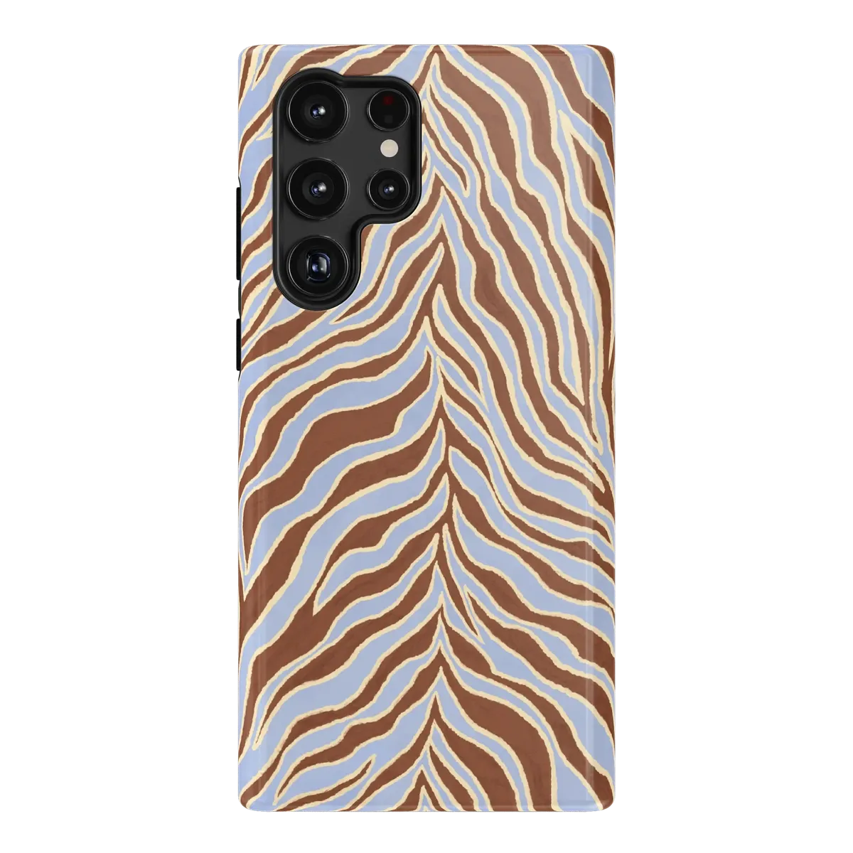 Untamed | Brown & Blue Zebra Case - Galaxy S22 Ultra