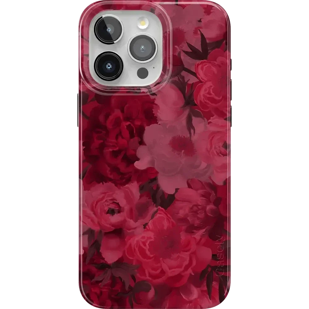 Romance Novel | Moody Floral Case iPhone Case get.casely Classic + MagSafe® iPhone 15 Pro Max