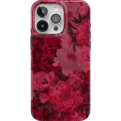 Romance Novel | Moody Floral Case iPhone Case get.casely Classic + MagSafe® iPhone 15 Pro Max