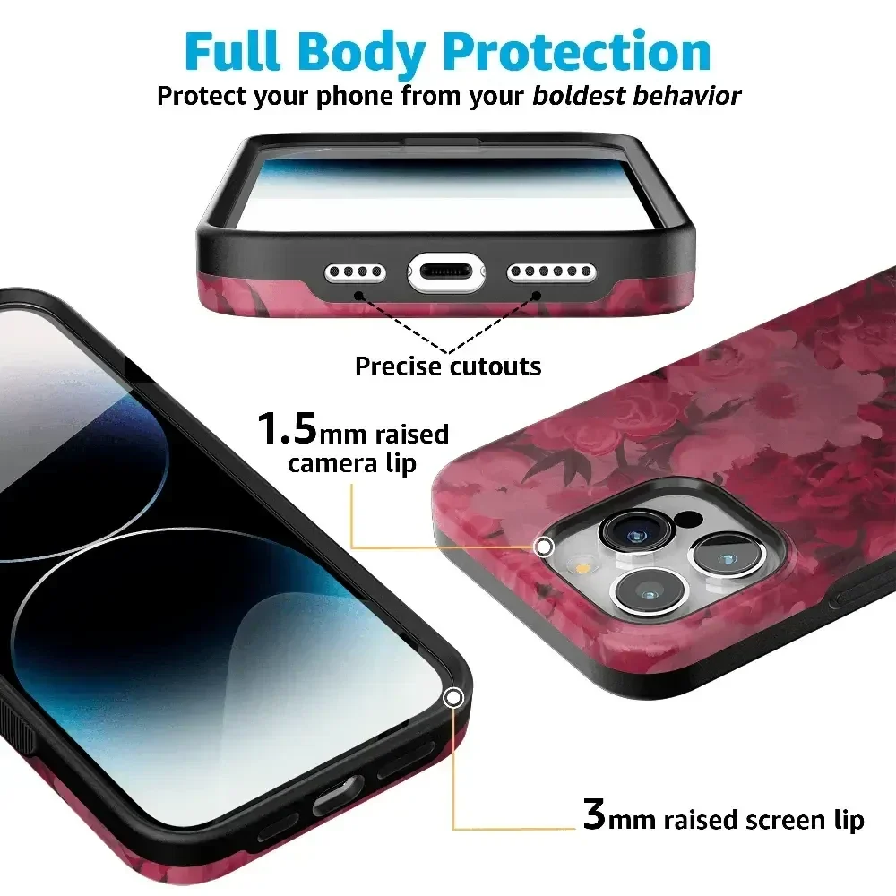 Romance Novel | Moody Floral Case iPhone Case get.casely