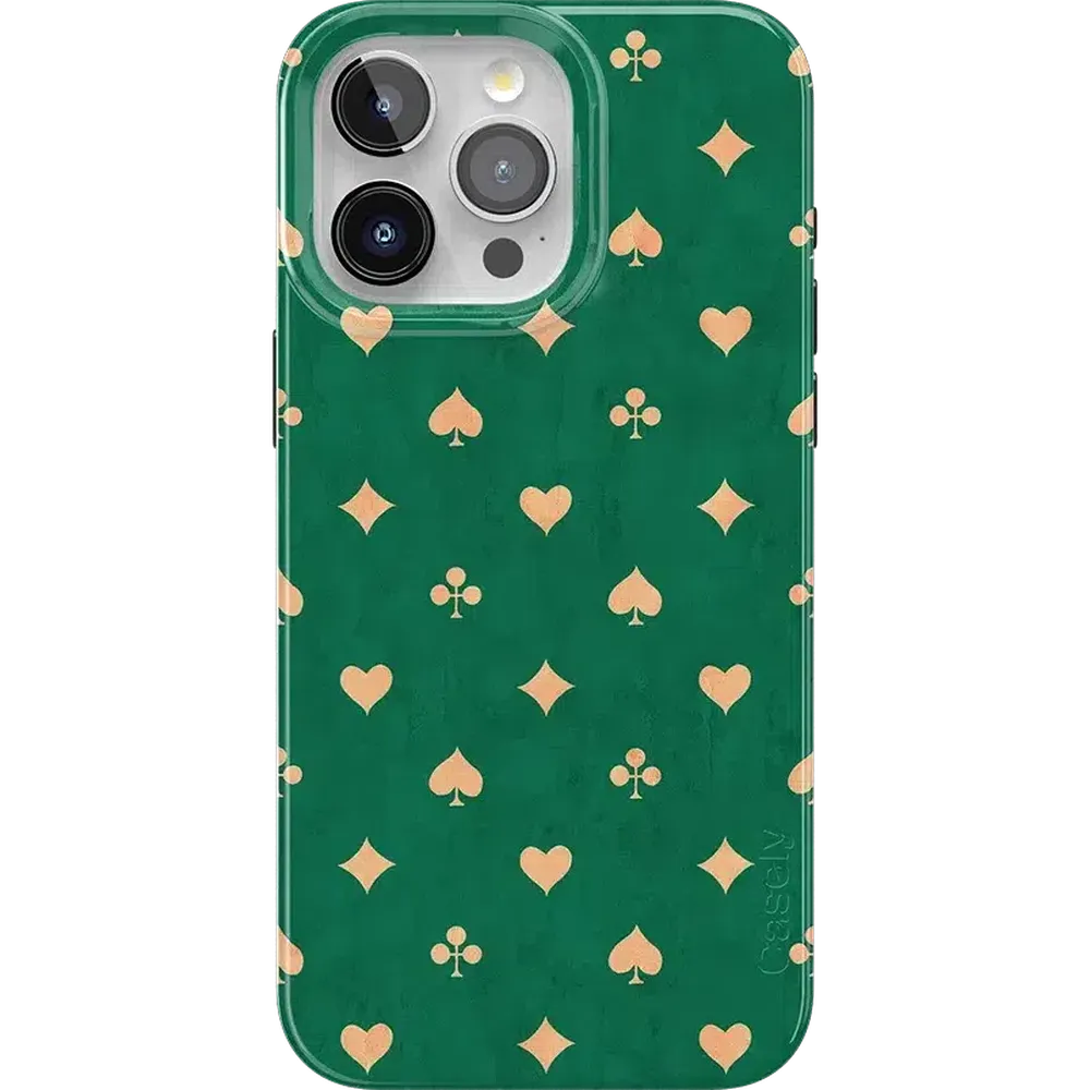 Royal Flush | French Deck Case iPhone Case get.casely Classic + MagSafe® iPhone 15 Pro Max