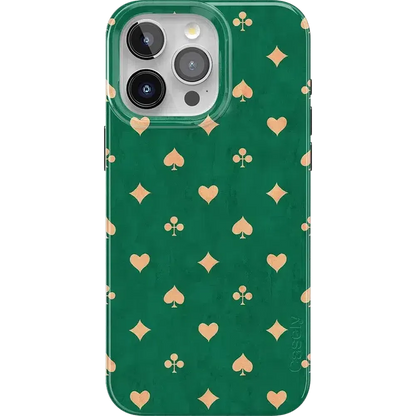 Royal Flush | French Deck Case iPhone Case get.casely Classic + MagSafe® iPhone 15 Pro Max