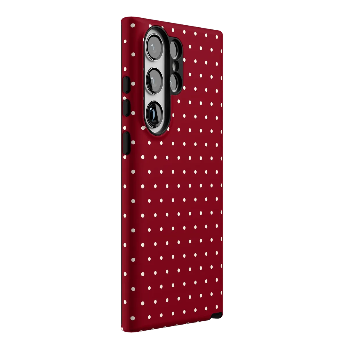 On the Dot | Maroon Polka Dot Case