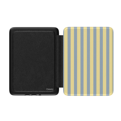 Coastline Stripes | Blue & Yellow Kindle Case