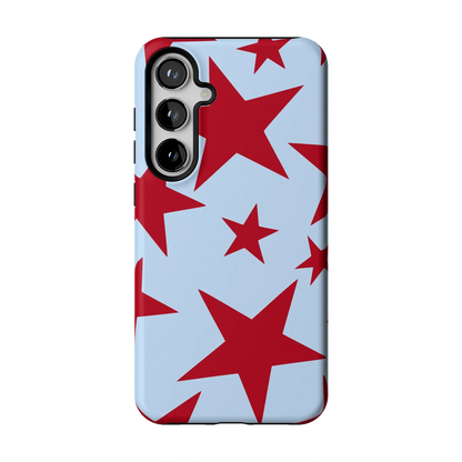 Stars Align | Blue & Red Stars Case - Galaxy S24 Plus