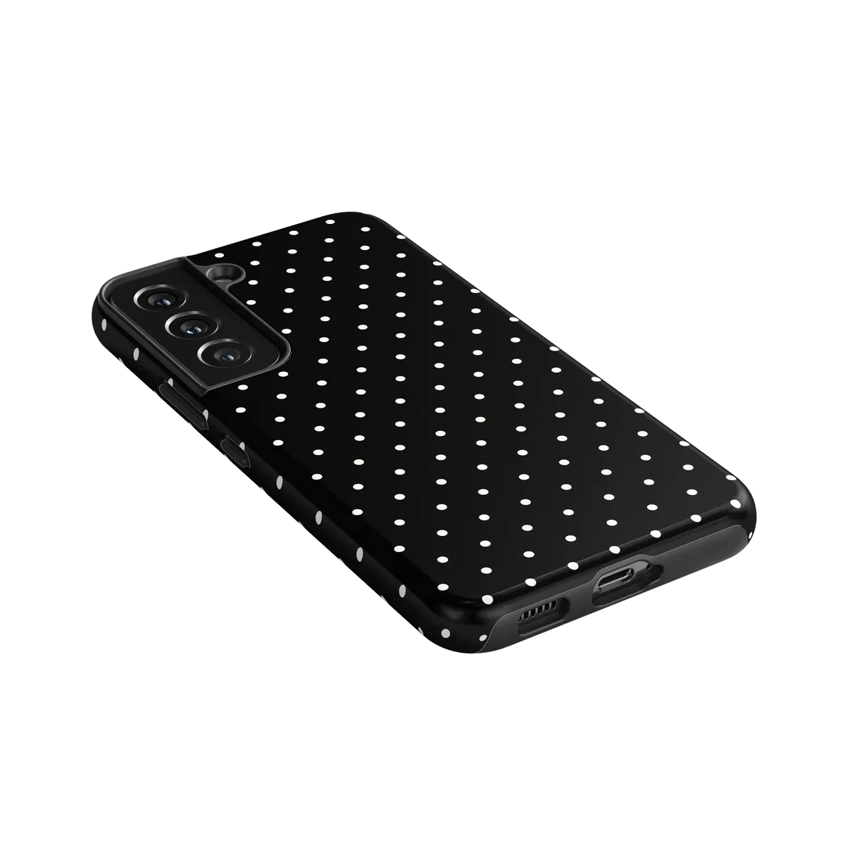 On the Dot | White Polka Dot Case