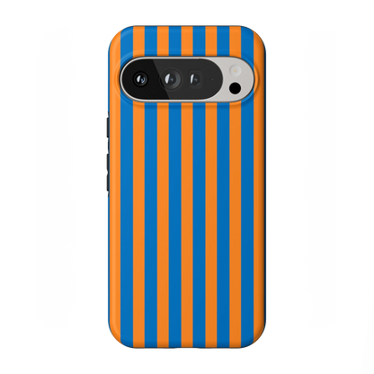 Go New York | Blue & Orange Stripes Case - Google Pixel 9 Pro XL
