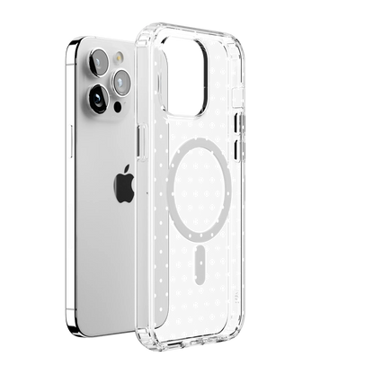 On the Dot | White Polka Dot Case