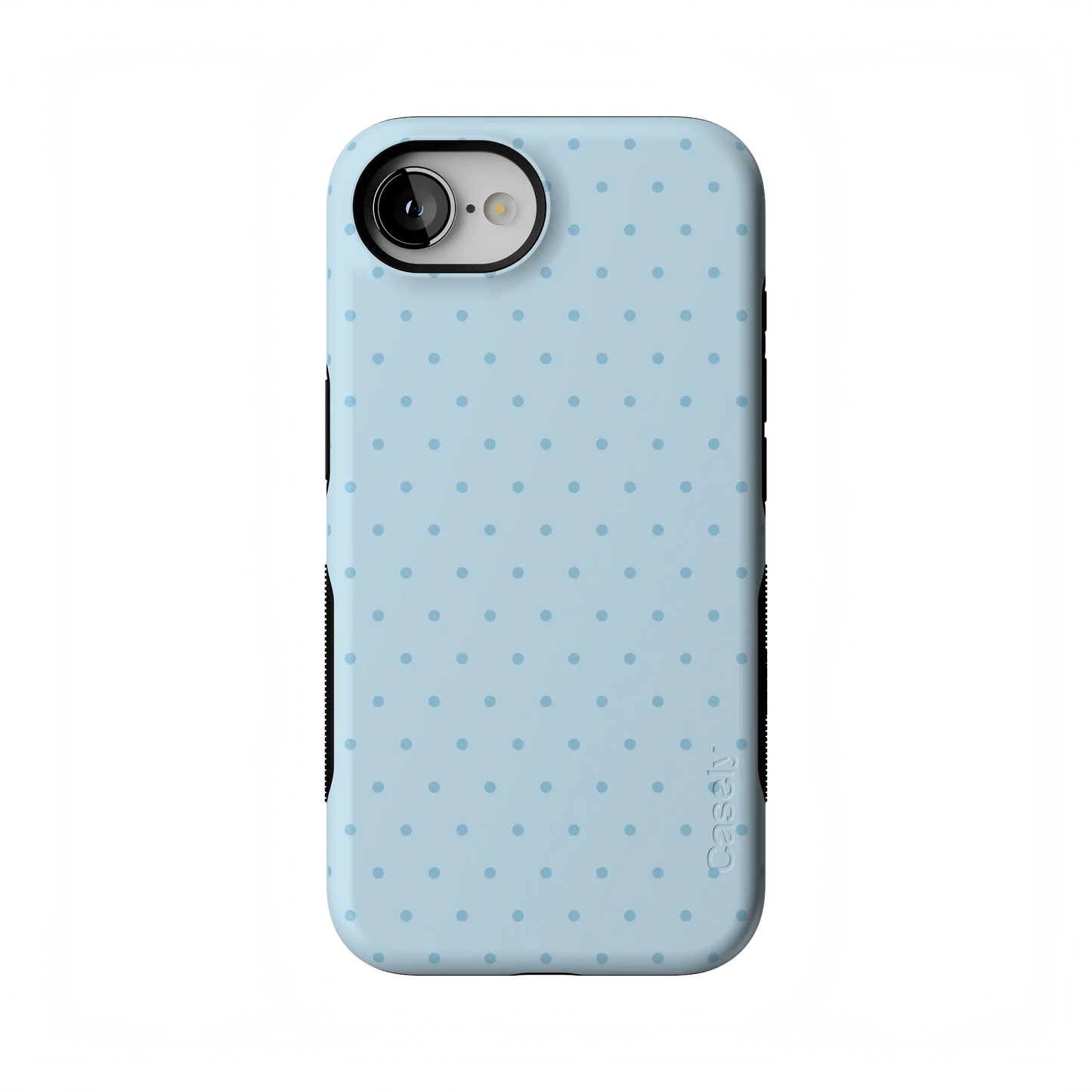 On the Dot | Blue Monochrome Polka Dot Case - iPhone 16E
