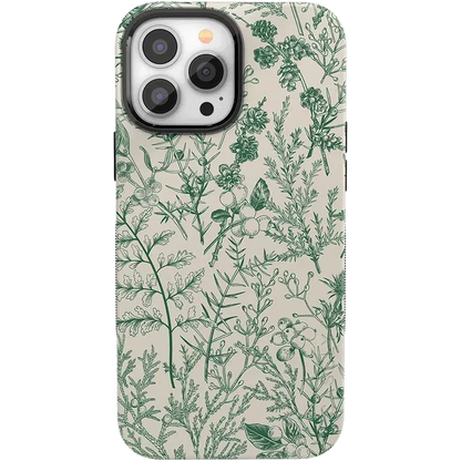 Sage Garden | Green Floral Case iPhone Case get.casely Bold + MagSafe® iPhone 13 Pro Max