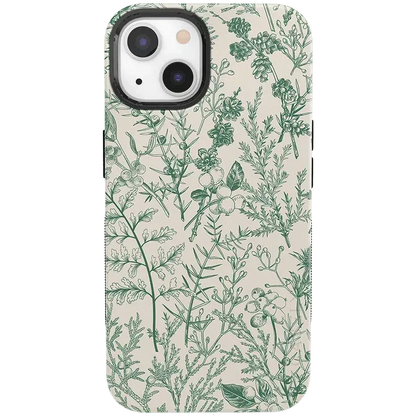Sage Garden | Green Floral Case iPhone Case get.casely Bold + MagSafe® iPhone 13