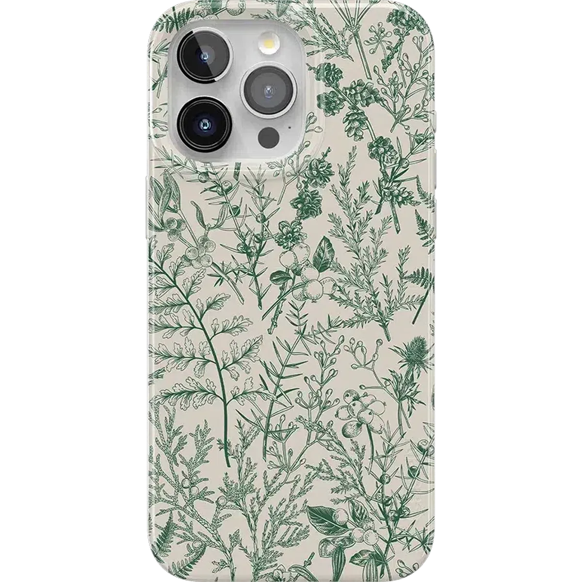 Sage Garden | Green Floral Case iPhone Case get.casely Classic + MagSafe® iPhone 15 Pro Max