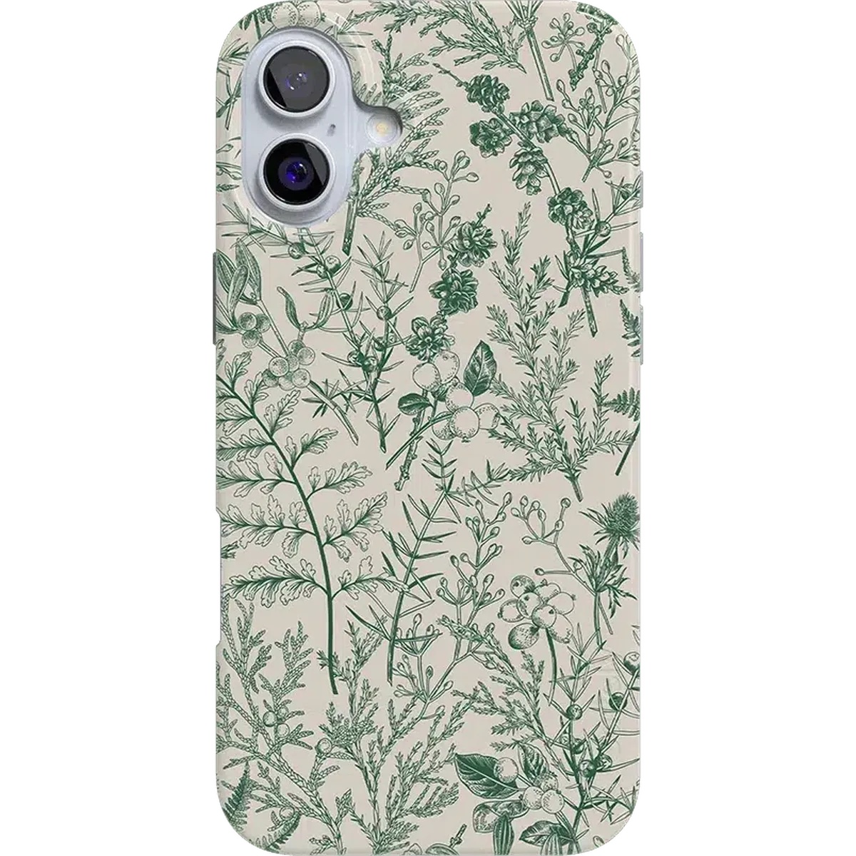 Sage Garden | Green Floral Case iPhone Case get.casely Classic + MagSafe® iPhone 16 Plus