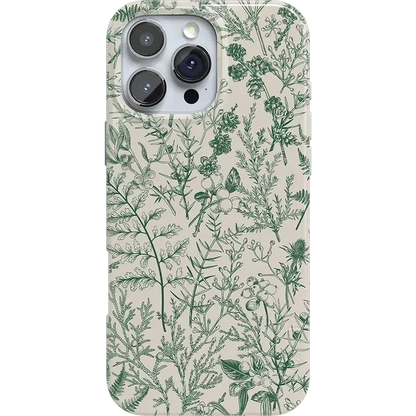 Sage Garden | Green Floral Case iPhone Case get.casely Classic + MagSafe® iPhone 16 Pro Max