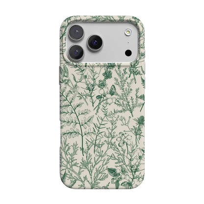 Sage Garden | Green Floral Case iPhone Case get.casely Classic + MagSafe® iPhone 17 Pro Max