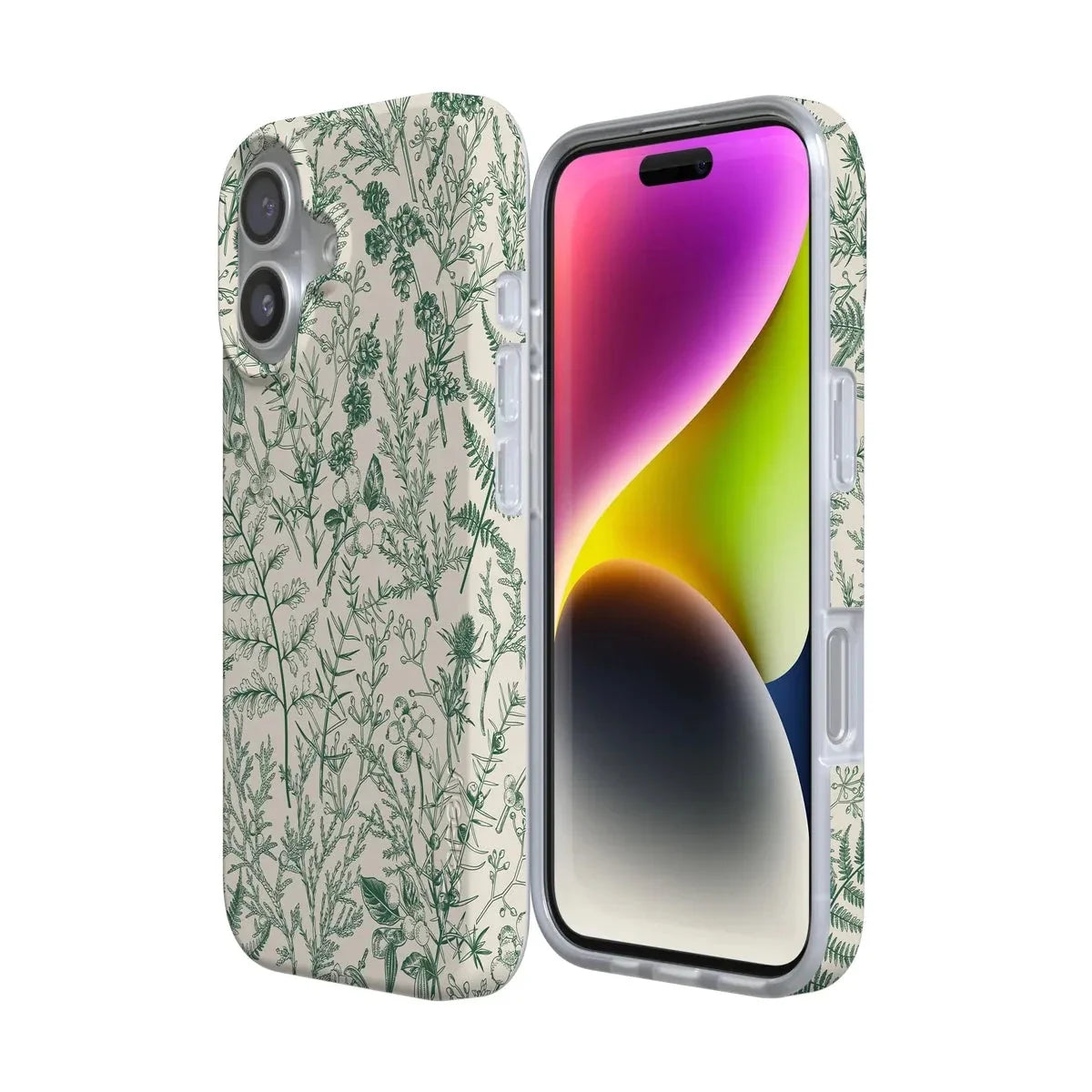 Sage Garden | Green Floral Case iPhone Case get.casely