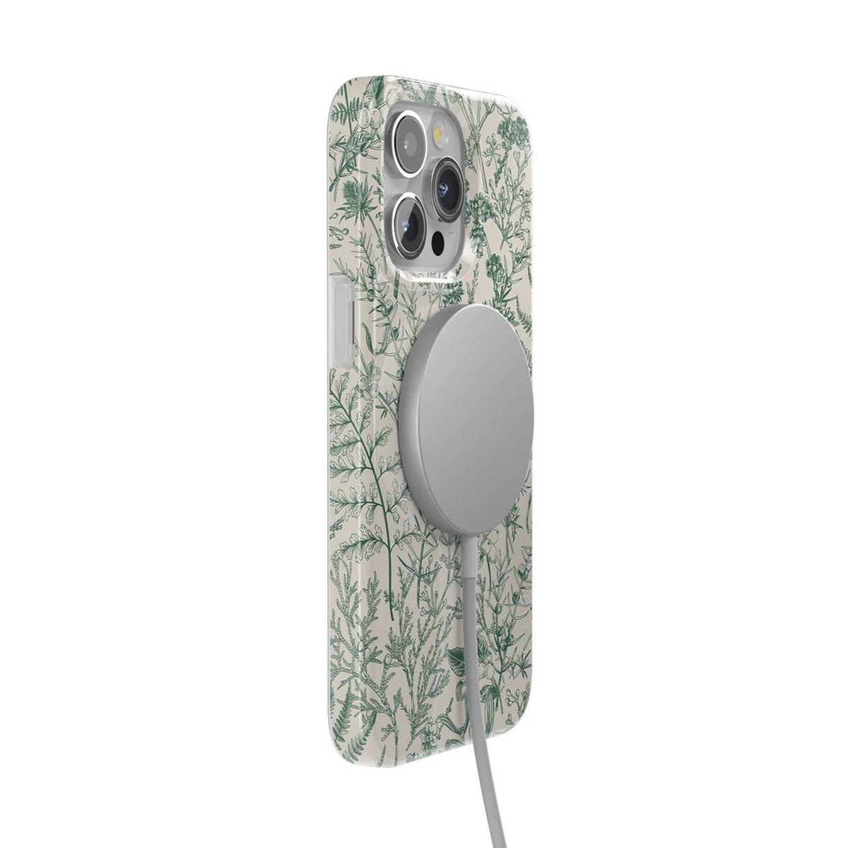 Sage Garden | Green Floral Case iPhone Case get.casely