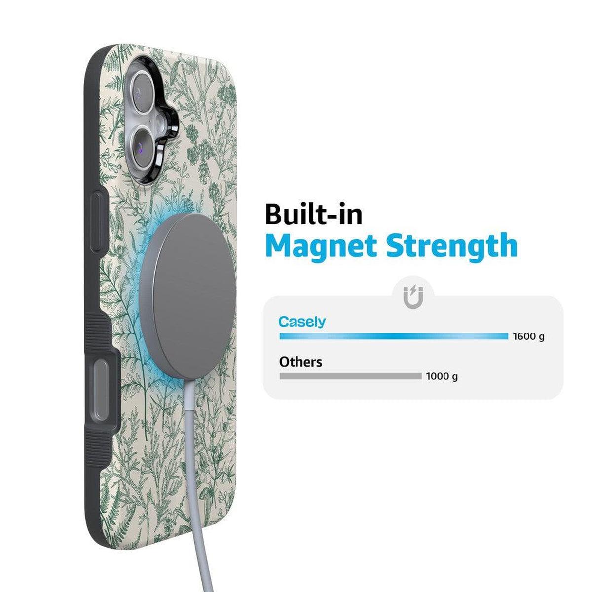 Sage Garden | Green Floral Case iPhone Case get.casely