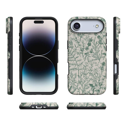 Sage Garden | Green Floral Case iPhone Case get.casely