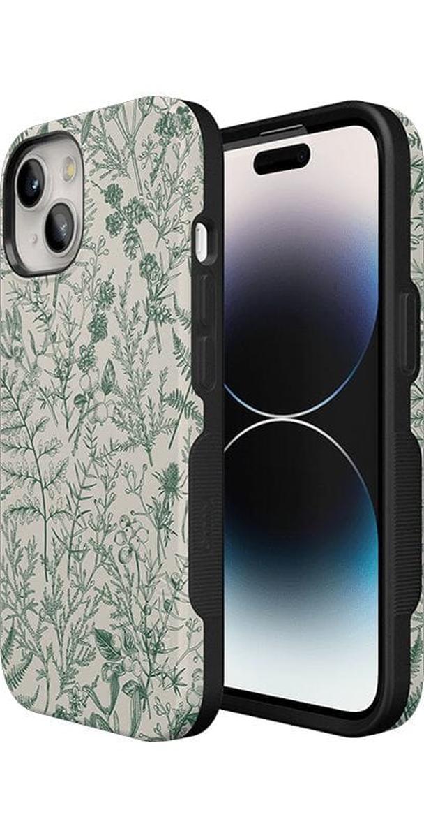 Sage Garden | Green Floral Case iPhone Case get.casely