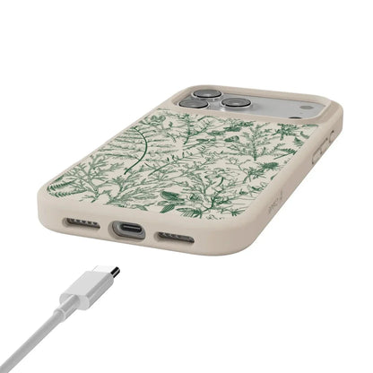 Sage Garden | Green Floral Case iPhone Case get.casely