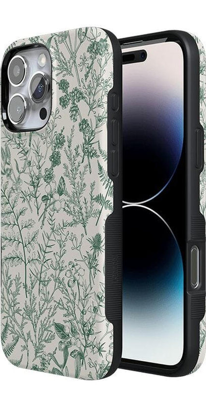 Sage Garden | Green Floral Case iPhone Case get.casely