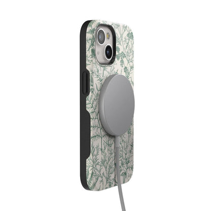 Sage Garden | Green Floral Case iPhone Case get.casely