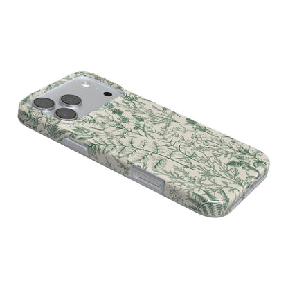 Sage Garden | Green Floral Case iPhone Case get.casely